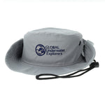 GUE Grey Boonie Hat w/ Navy Logo