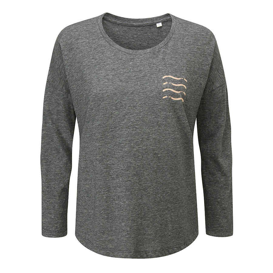 Ladies' T-Shirt - Waves (Long Sleeve)