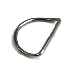 Stainless Steel 2" (51mm) D-Ring (Bent)