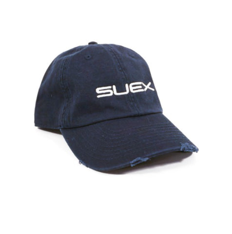 Suex Vintage Blue Peaked Cap