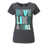 Ladies T-Shirt - Dive Like A Girl